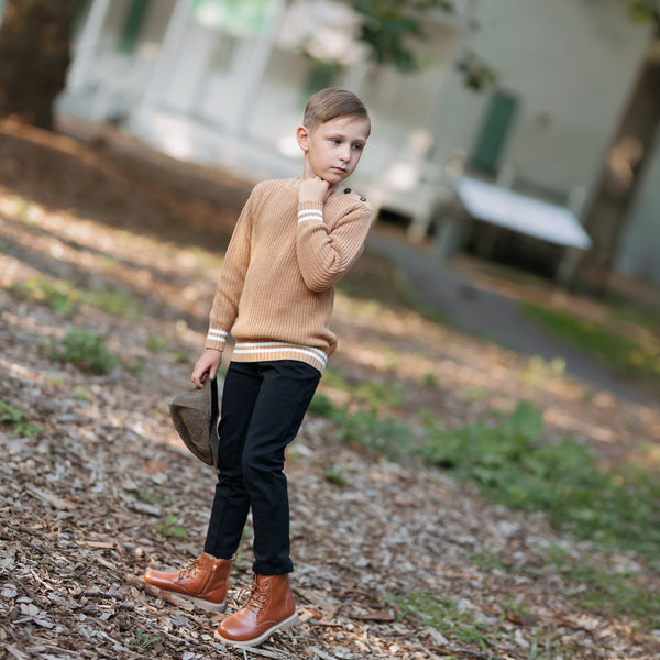Big Brother Winter Tree Sweater