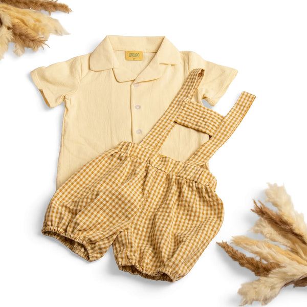 Little Brother Gingham Set