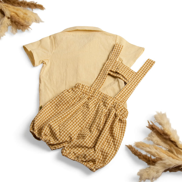 Little Brother Gingham Set