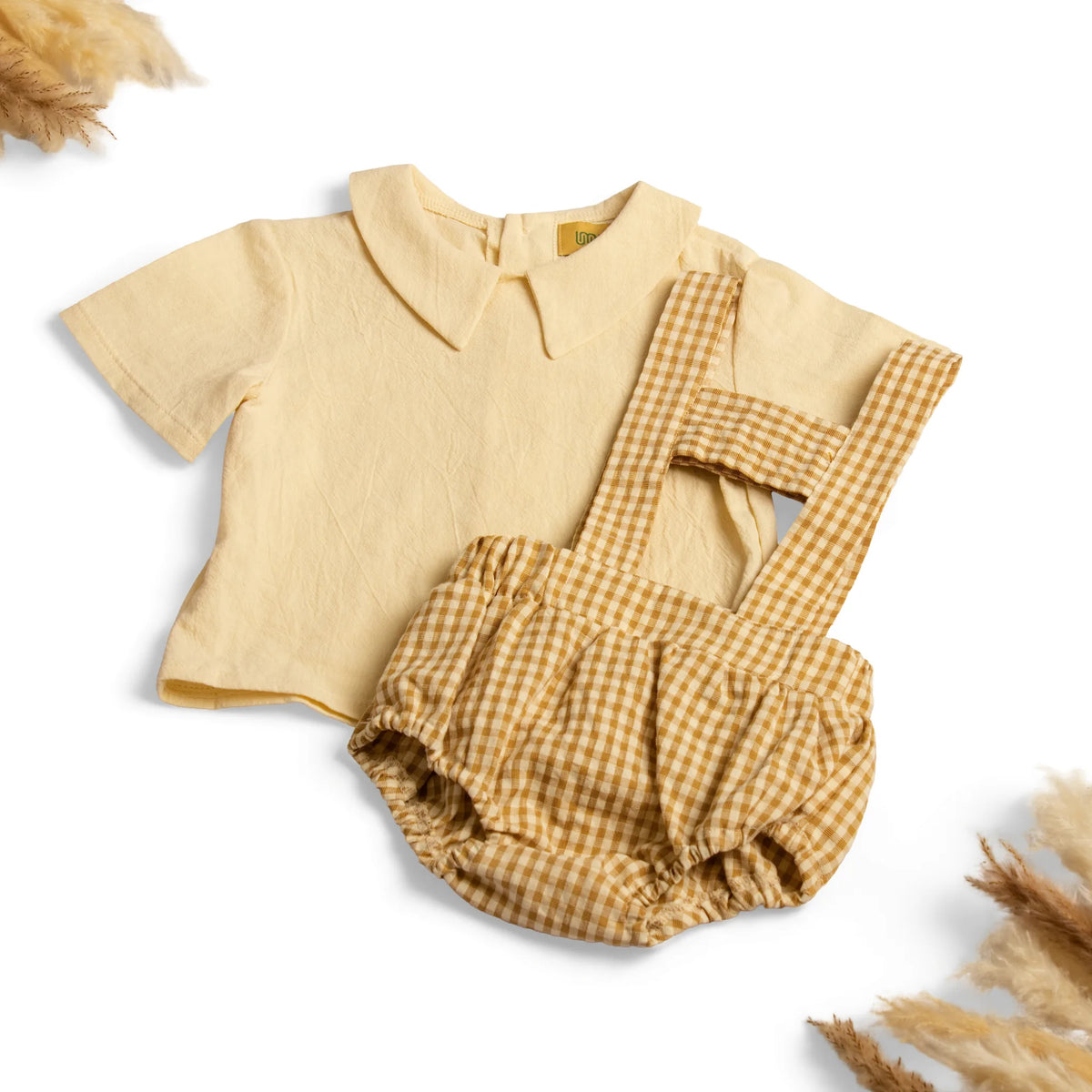 Baby Brother Gingham Set