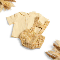 Baby Brother Gingham Set