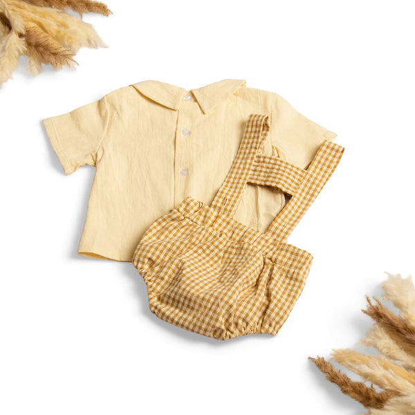 Baby Brother Gingham Set