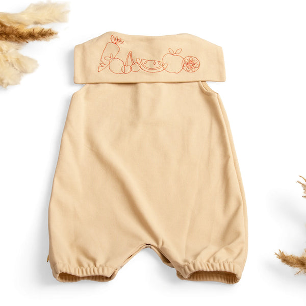 Baby Brother Fruit Embroidery Romper