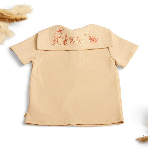 Big Brother Fruit Embroidery Shirt
