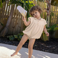 Baby Sister Fruit Embroidery Romper